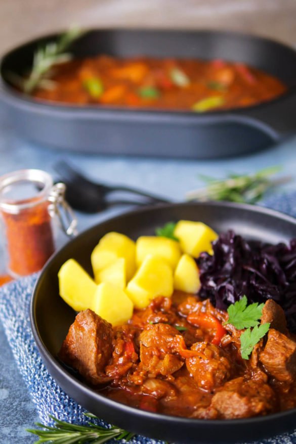 Gulasch Im Backofen Zubereiten