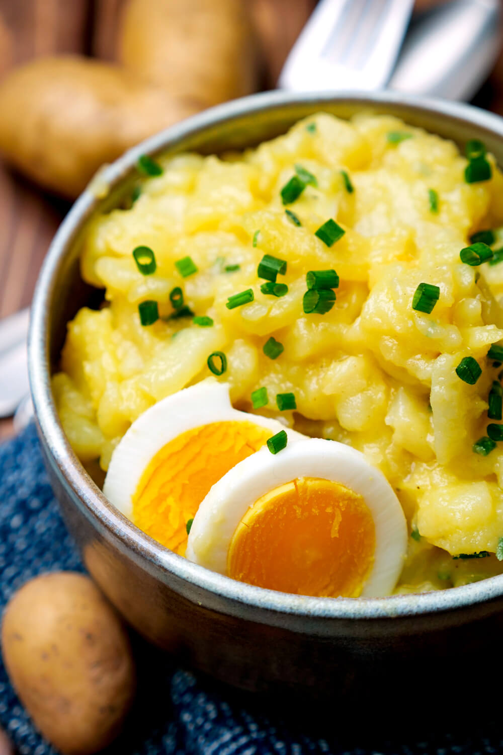 Senf – Rezept Brühe Kartoffelsalat schwäbisches und mit