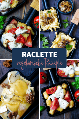 Raclette vegetarisch genießen mit Gemüse, Käse, Gnocchi und Spätzle